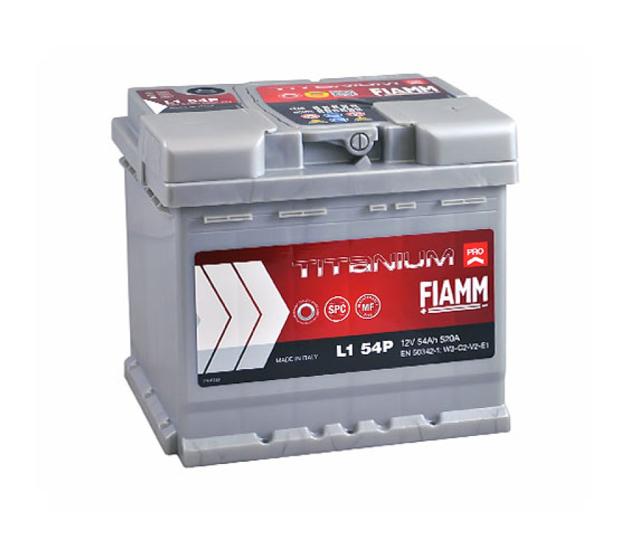 Автомобільний акумулятор FIAMM Titanium Pro 54Аh 520А R+