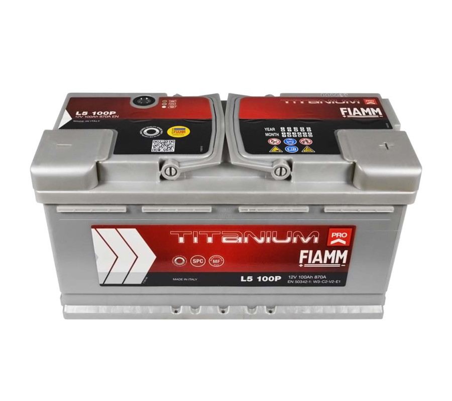 Автомобільний акумулятор FIAMM Titanium Pro 100Аh 870А R+