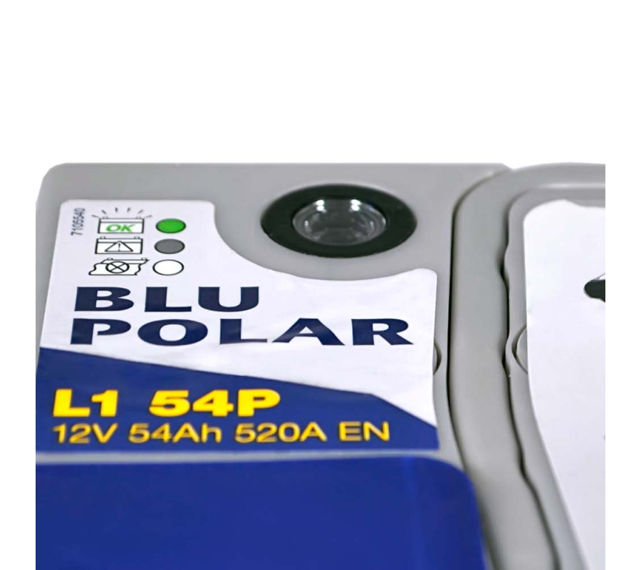 Автомобільний акумулятор BAREN Blu polar 54Аh 520А R+