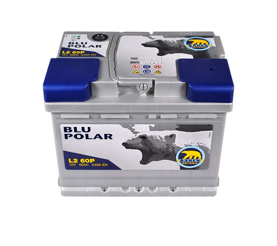 Автомобільний акумулятор BAREN Blu polar 60Аh 540А R+
