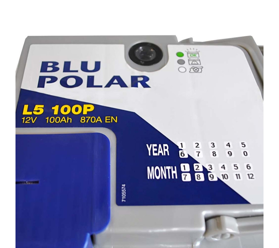 Автомобільний акумулятор BAREN Blu polar 100Аh 870А R+