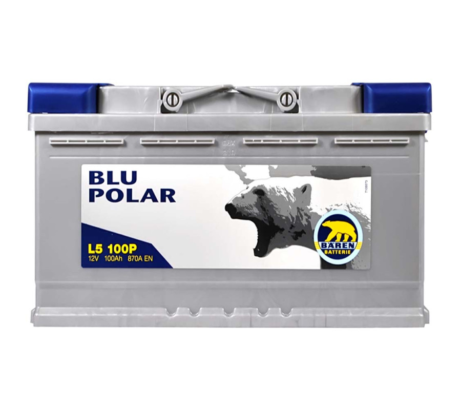 Автомобільний акумулятор BAREN Blu polar 100Аh 870А R+