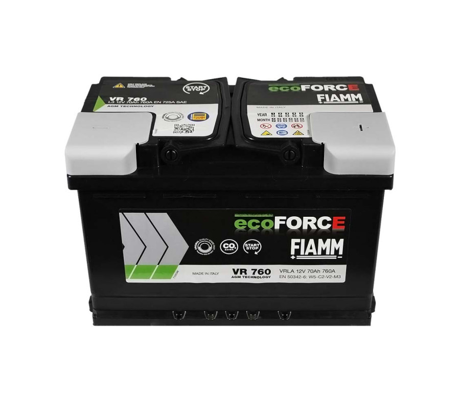 Автомобільний акумулятор FIAMM Ecoforce AGM 70Аh 760А R+