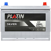 Автомобільний акумулятор PLATIN Silver Asia 100Ah 920A R+