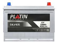 Автомобільний акумулятор PLATIN Silver Asia 100Ah 920A R+