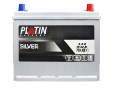 Автомобільний акумулятор PLATIN Silver Asia 80Ah 780A R+