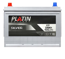 Автомобільний акумулятор PLATIN Silver Asia 100Ah 920A L+
