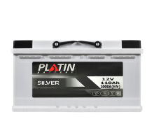 Автомобільний акумулятор PLATIN Silver 110Ah 1000A R+