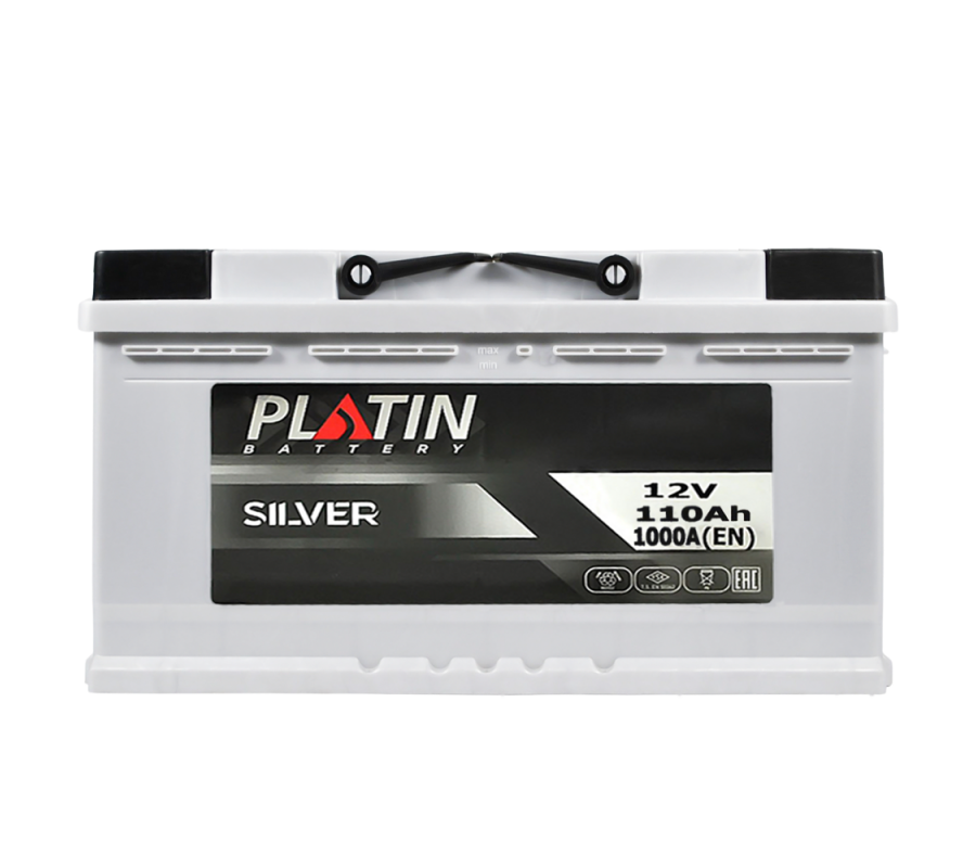 Автомобільний акумулятор PLATIN Silver 110Ah 1000A R+