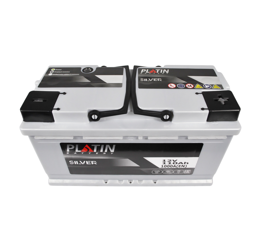 Автомобільний акумулятор PLATIN Silver 110Ah 1000A R+