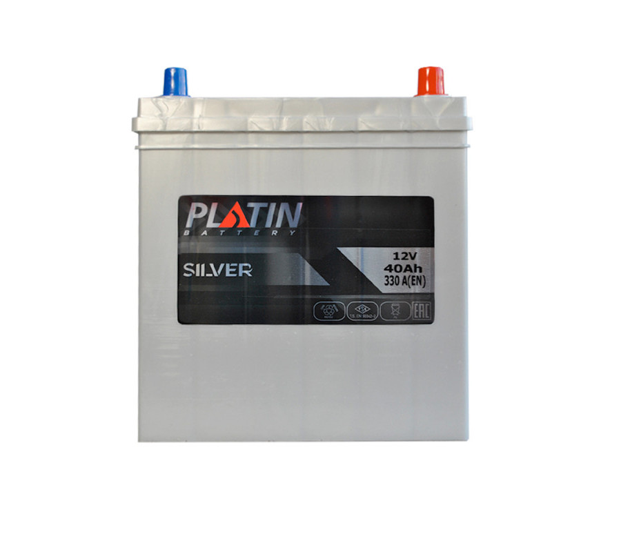 Автомобільний акумулятор PLATIN Silver Asia 40Ah 330A R+