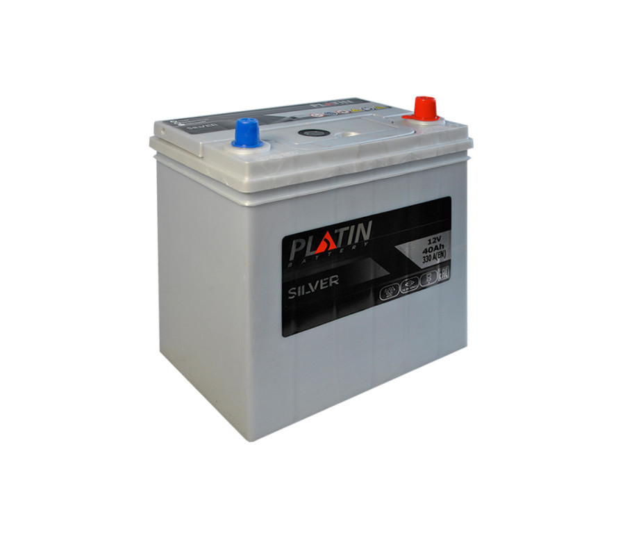 Автомобільний акумулятор PLATIN Silver Asia 40Ah 330A R+