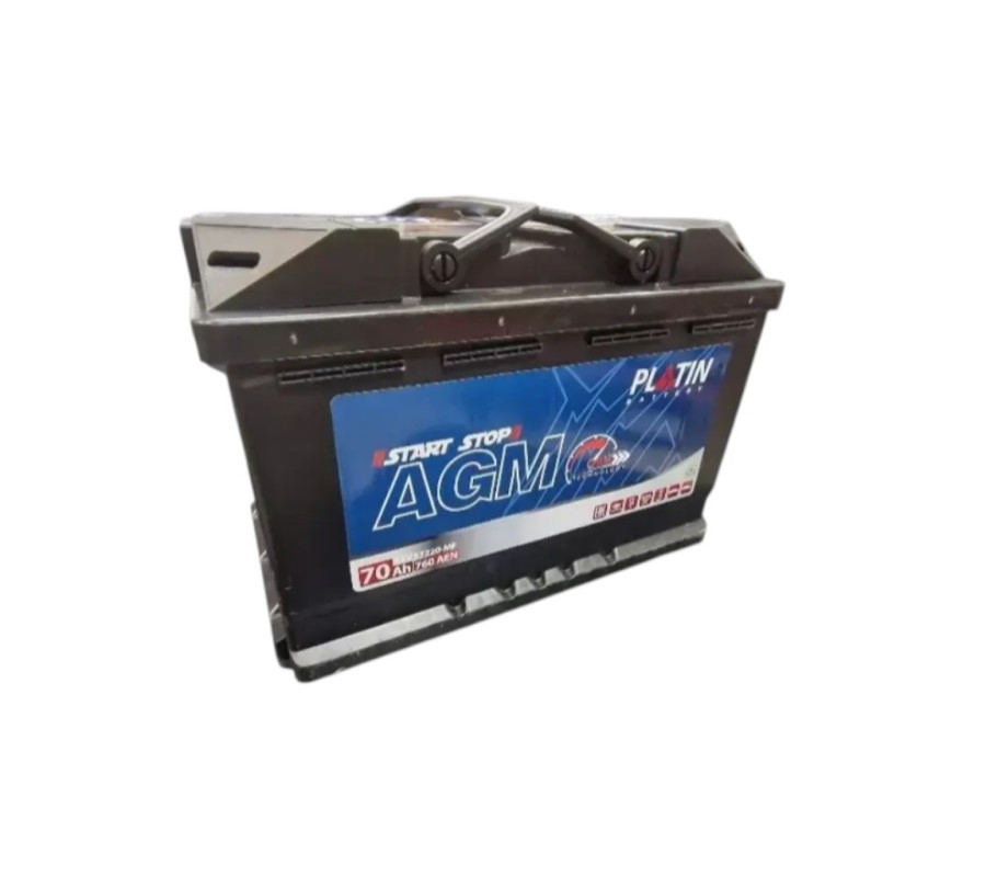 Автомобільний акумулятор PLATIN AGM 70Ah 760A R+