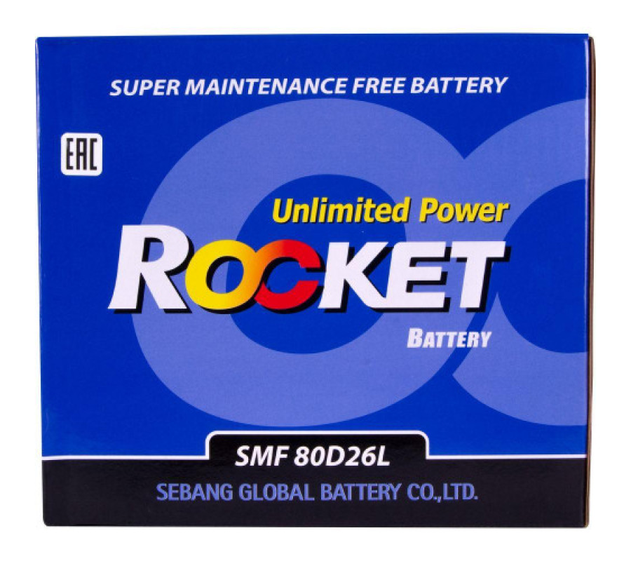 Автомобільний акумулятор Rocket 70Ah 600CCA 80D26L