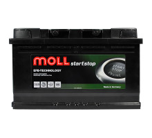 Автомобільний акумулятор MOLL EFB (L4) 80Ah 800A R+ Start Stop