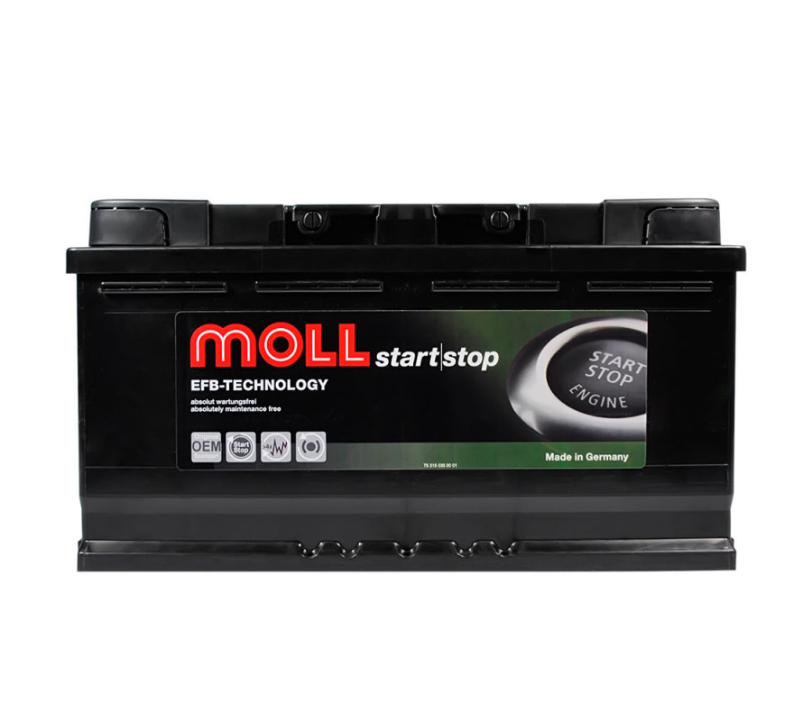 Автомобільний акумулятор MOLL EFB 95Ah 900A R+ Start Stop