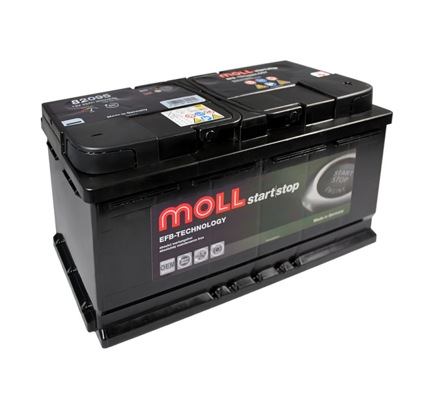Автомобільний акумулятор MOLL EFB 95Ah 900A R+ Start Stop