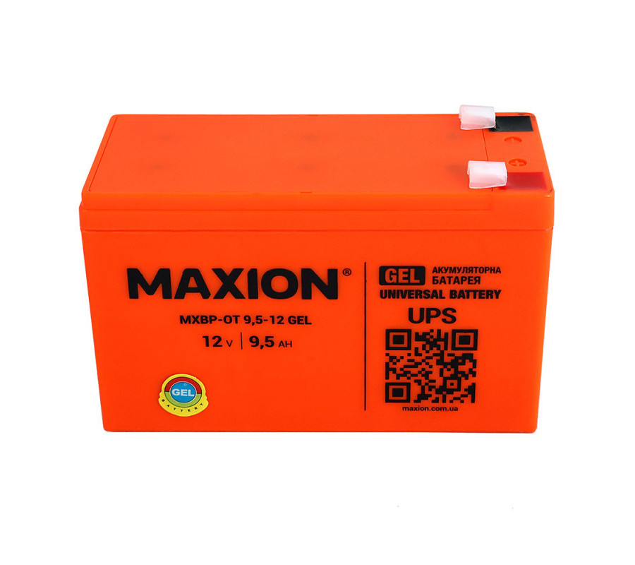 Акумулятор гелевий MAXION MXBP-OT 9,5-12 12V, 9,5Аh GEL 