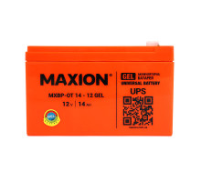 Акумулятор гелевий MAXION MXBP-OT 14-12 12V 14Ah GEL 