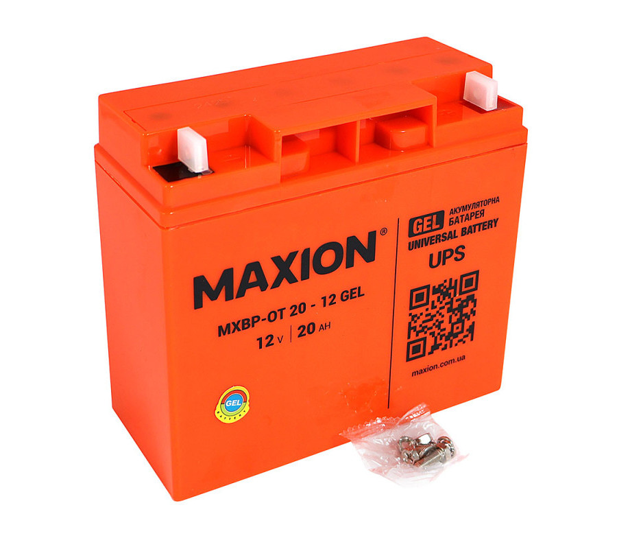 Акумулятор гелевий MAXION MXBP-OT 20-12 12V 20Ah GEL
