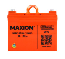 Акумулятор гелевий MAXION MXBP OT 33 - 12D 12V 33Ah GEL 