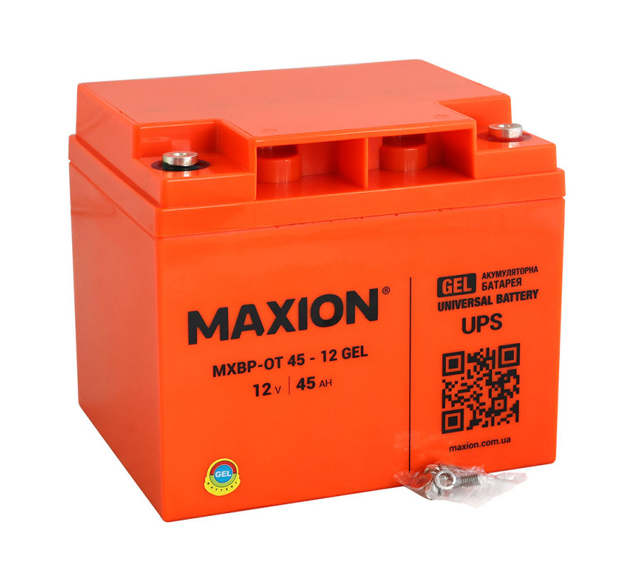 Акумулятор гелевий MAXION MXBP-OT 45-12 12V 45Ah GEL
