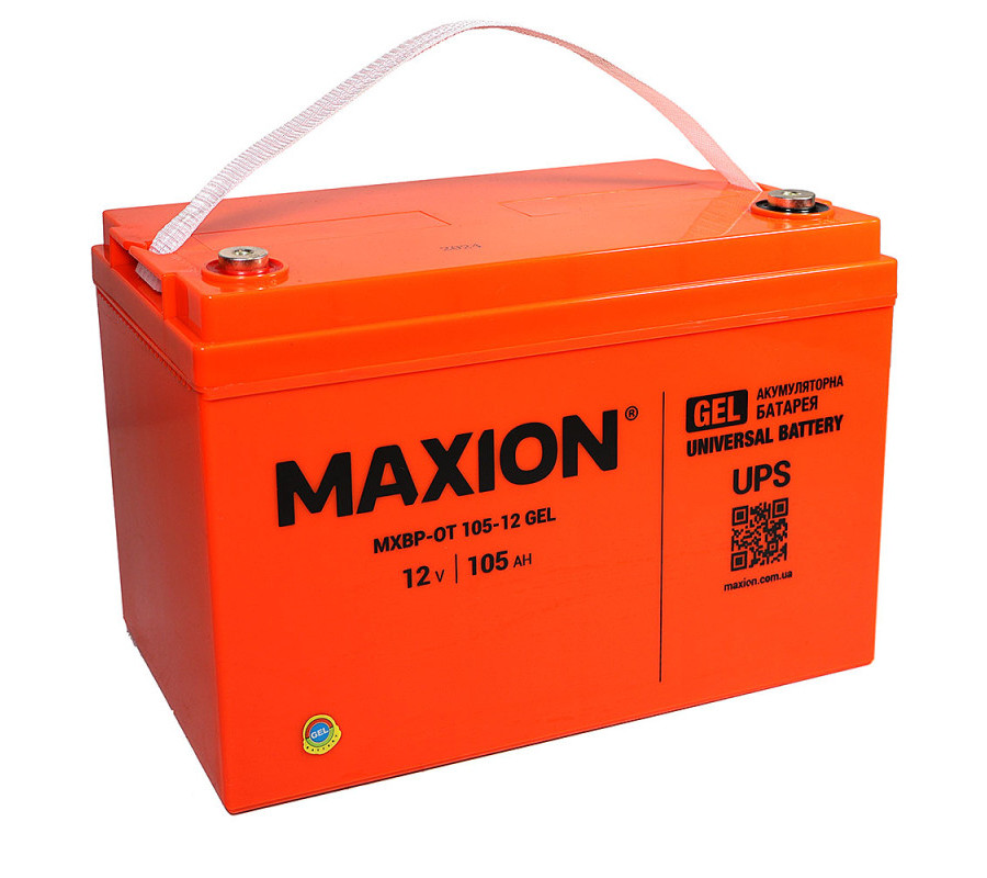 Акумулятор гелевий MAXION MXBP-OT 105-12 12V 105Ah GEL