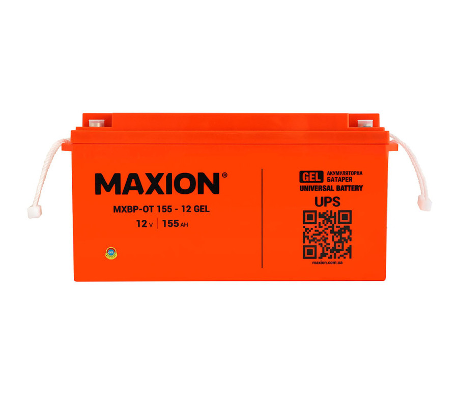 Акумулятор гелевий MAXION MXBP-OT 155-12 12V 155Ah GEL