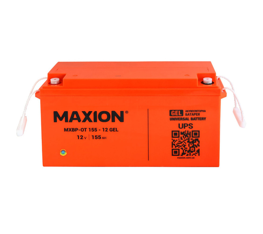 Акумулятор гелевий MAXION MXBP-OT 155-12 12V 155Ah GEL