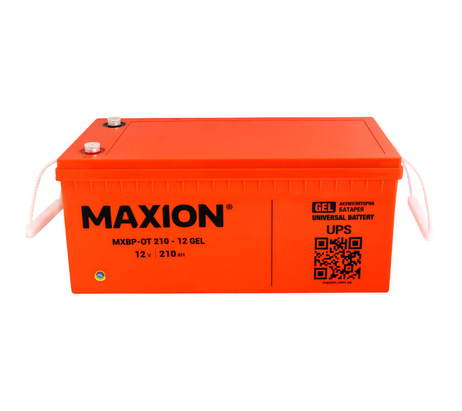 Акумулятор гелевий MAXION MXBP-OT 210-12 12V 210Ah GEL