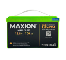 Акумулятор літієвий MAXION LiFePO4 12V 100Ah