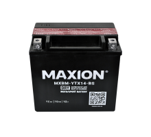 Мото акумулятор MAXION AGM 12V 12Ah L+ YTX12-BS 