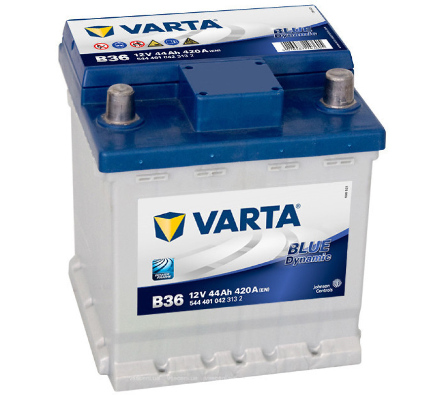 Автомобільний акумулятор Varta  Blue Dynamic 44Ач 420А B36