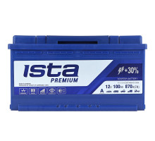 Автомобільний акумулятор ISTA Premium 100Ah 870A R+
