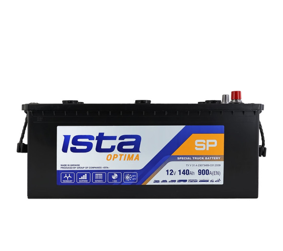 Автомобільний акумулятор ISTA Optima 140Ah 800A L+ 