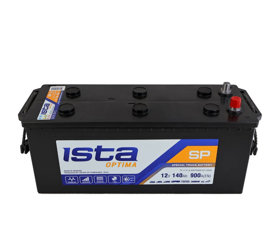 Автомобільний акумулятор ISTA Optima 140Ah 800A L+ 
