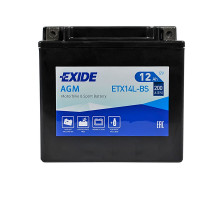 Мото акумулятор EXIDE 12V 12A ETX14L-BS 