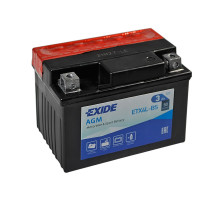 Мото акумулятор EXIDE 12V 3A  ETX4L-BS