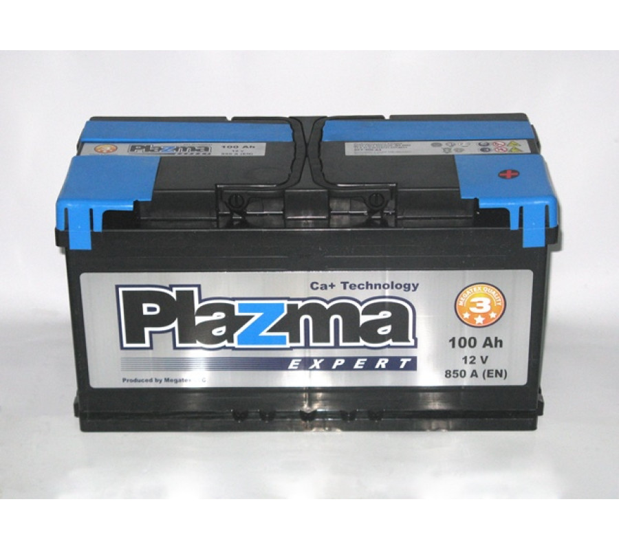 Автомобільний акумулятор Plazma Expert 100Ah 850A R+