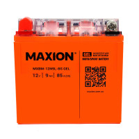 Мото акумулятор MAXION 12V 9Ah 85A 12N9L-BS GEL