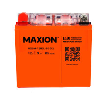 Мото акумулятор MAXION 12V 9Ah 85A 12N9L-BS GEL