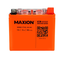 Мото акумулятор MAXION 12V 5Ah 55A R+ YTX5L-BS GEL