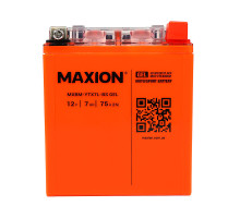 Мото акумулятор MAXION 12V 7Ah 75A YTX 7L-BS 12V R+
