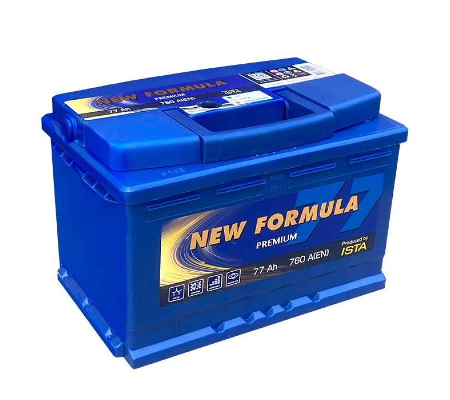Автомобільний акумулятор ISTA New Formula PREMIUM 77Ah 760A R+