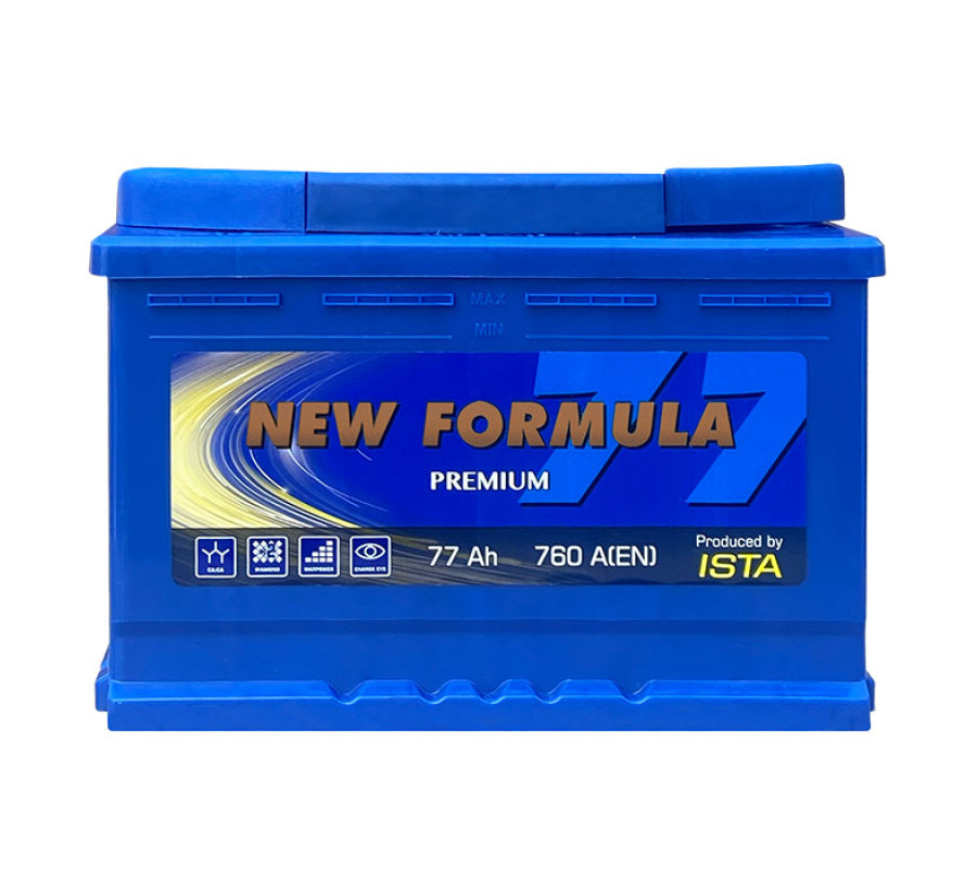 Автомобільний акумулятор ISTA New Formula PREMIUM 77Ah 760A R+