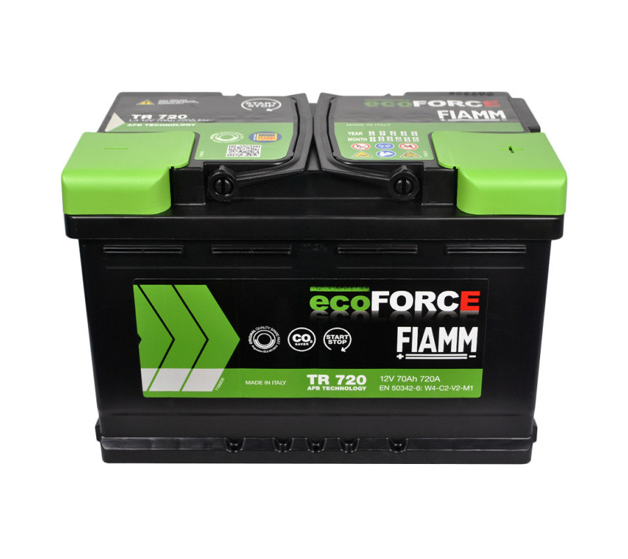 Автомобільний акумулятор FIAMM Ecoforce 70Аh 760А R+ Start Stop AFB
