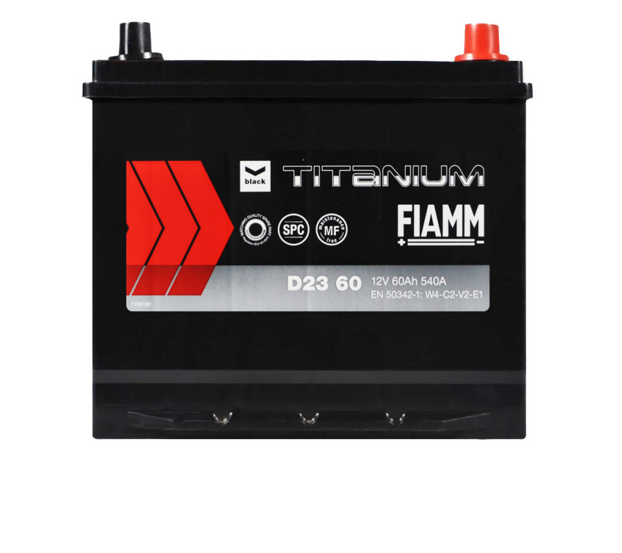 Автомобільний акумулятор FIAMM Titanium Black Asia 60Аh 540А R+ 