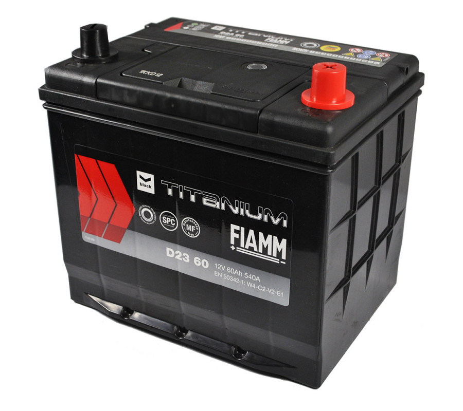 Автомобільний акумулятор FIAMM Titanium Black Asia 60Аh 540А R+ 