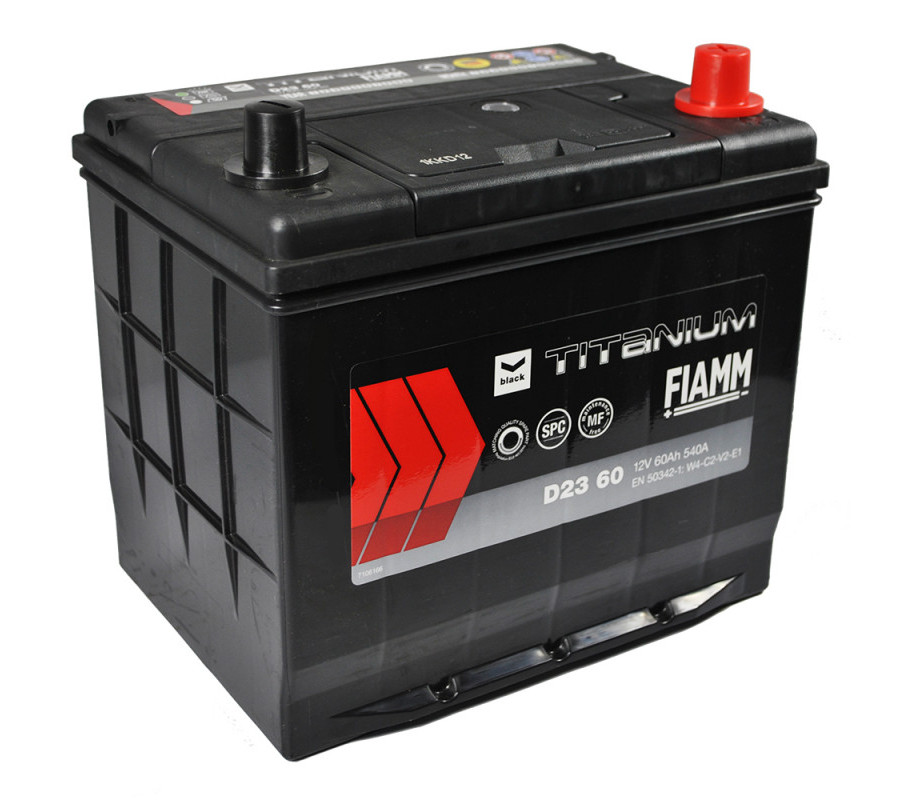 Автомобільний акумулятор FIAMM Titanium Black Asia 60Аh 540А R+ 