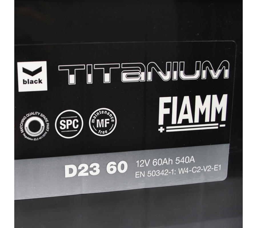 Автомобільний акумулятор FIAMM Titanium Black Asia 60Аh 540А R+ 